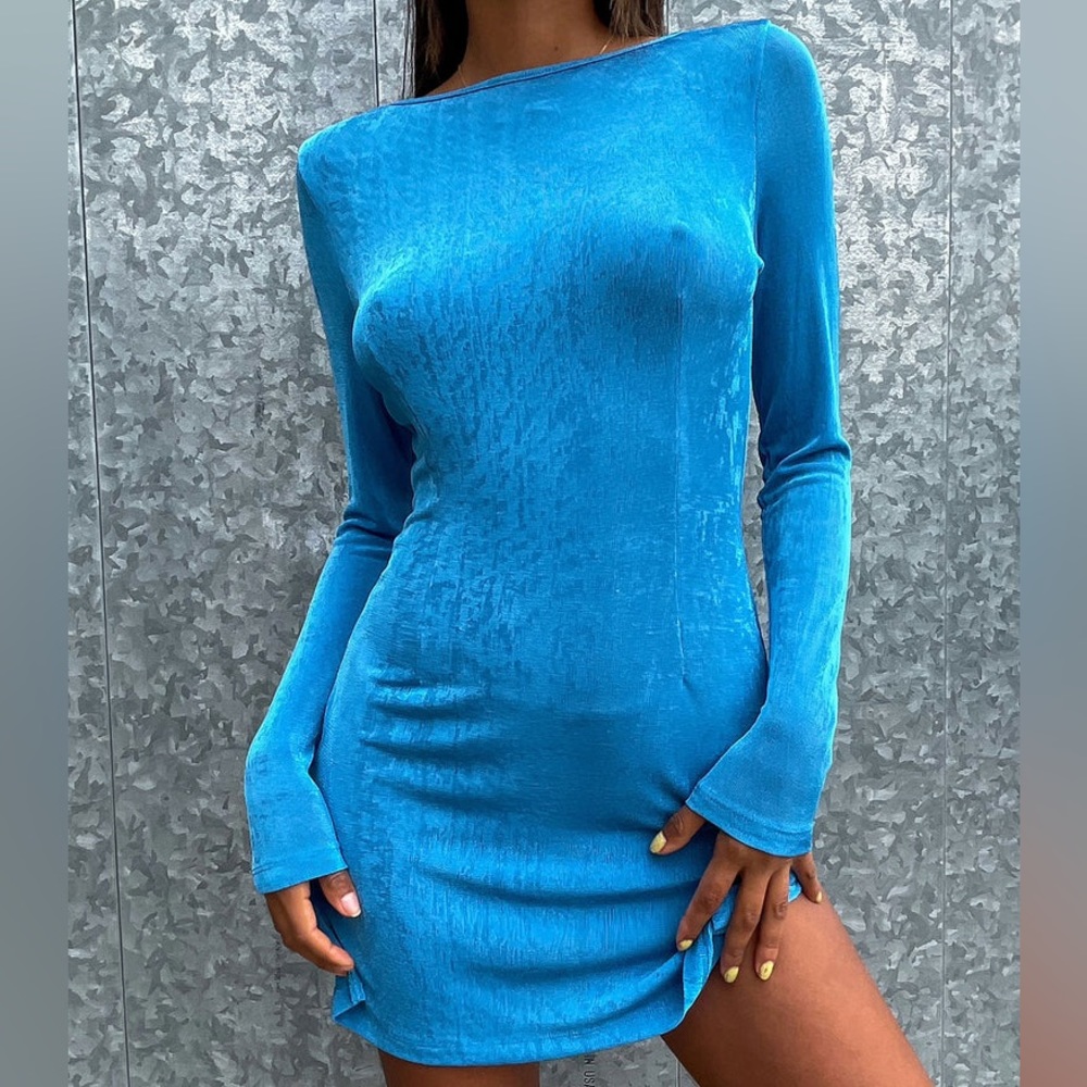 Princess Polly Montana Dress Blue
